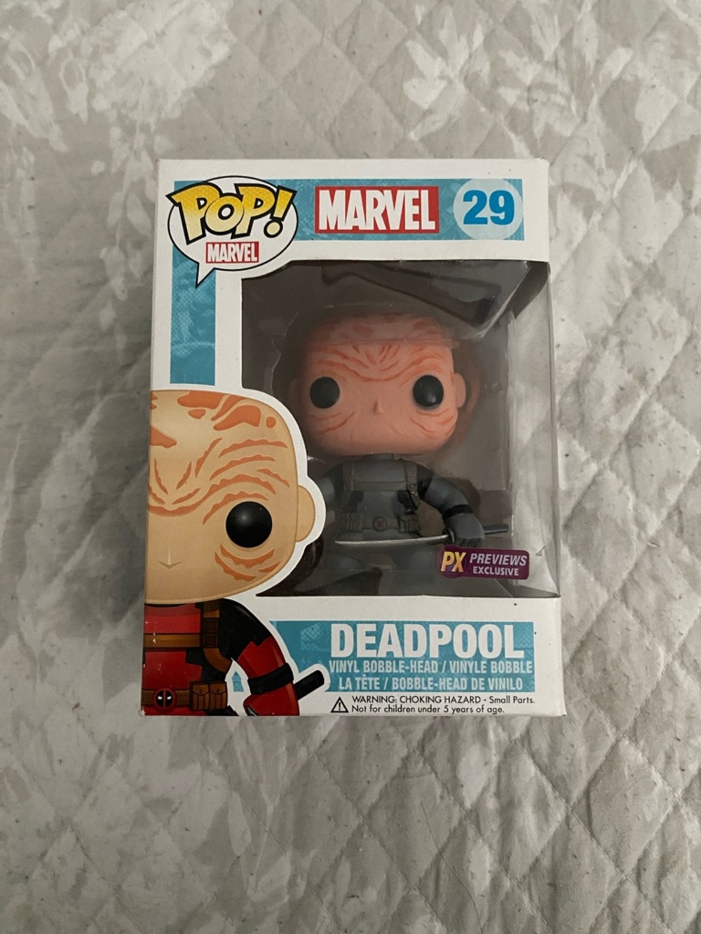 Funko Deadpool PX Previews Exclusive Vinyl Figure - Peach & Gray